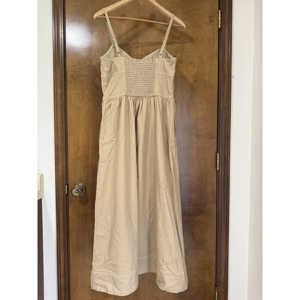 Universal Thread Tan Corset Midi A-Line Dress - Picture 7 of 10
